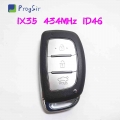 3 Button 434 Mhz FSK Smart Proximity Keyless Go Remote Control Key for Hyundai IX35 with PCF7953 Hitag2 ID46 Chip|Code Readers &