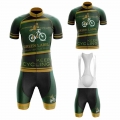 Whisky Cycling Jersey Set Multiple Choices Short Sleeve Bib Shorts Gel Breathable Pad Summer Green Maillot Ciclismo Hombre|Cycl