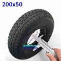 200 X 50 (8x2) Mobility Scooter Wheelchair Tire Solid Tyres 200x50 for Razor E100 E125 E200 Scooter Vapo 200*50|Tyres| - Offic