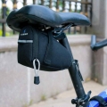 Waterproof Bicycle Saddle Bags,15cm*10cm*8cm Black Reflective Cycling Seat Tail Bag,Seatpost Pouch for Bike Outdoor Accessories
