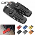 NEW For Yamaha MT09 MT 09 TRACER FZ09 Motorcycle Rear Passenger Footrests Foot pegs Rear Pedals with logo MT 09 LOGO|Covers &