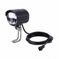E Bike Headlight Electric Bike LED Front Light E Scooter Bicycle Motorcycle 2 in 1 Waterproof Horn Headlight 36V 60V Accessories