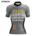 HIRBGOD 2021 New Ladies Cycling Shirt Cartoon Bike Clothes Uniform Breathable Road Bicycle Jerseys Women's Short Sleeve|Cycl