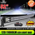 Co Light 52 42 32 22 Inch Curved Led Light Bar 420w 620w 820w 1020w Flood Spot Combo Led Work Light Bar For Offroad Uaz 12v 24v