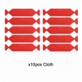 EHDIS 10PCS 3 Layers Vinyl Film Car Wrap Waterproof Felt Fabric for All 10cm Squeegee Window Tint Tool Clean Scraper Cloth Edge|