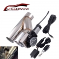 2.5" 3.0" Stainless Steel Electric Exhaust Catback Cutout Kit With Remote Control Double Valve Electric Exhaust Muffle
