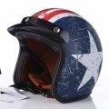 Retro Scooter DOT Cafe Racer Moto Helmets 3/4 Motorcycle Chopper Bike Helmet Open Face Vintage Jet Motorbike Helmet