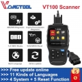 Vdiagtool Vt100 Obd2 Code Reader Scanner Engine Abs Srs Transmission Oil Reset Epb For Car Auto Diagnostic Tools Free Update - C