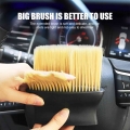 Soft Nylon Car Air Conditioner Cleaner Brush Air Outlet Cleaning Brush Auto Detailing Brush Dust Keyboard Cleaning Brush Tools|S