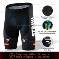 STRAVA Unisex Cycling Shorts Team Bike Pro Summer Cycling Short Tights Breathable 5D Gel Pad 2022 Bicycle Race MTB Bike Trousers