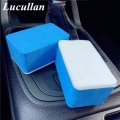 Lucullan Large Size Car Oil Film Remove Applicator Detailing Car Products Glass Sponge Water Mark Eraser|Sponges, Cloths & B
