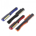 Cob Led Light Usb Rechargeable Magnetic Inspection Work Pocket Pen Flashlight Sided Clip 180 Degrees Rotatable Work Lamp - Test