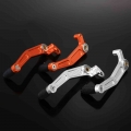 Orange Sliver Motorcycle Foot Brake Lever Gear Shifting Lever Pair CNC Aluminum Pedal For KTM DUKE 125 200 390 2013 2015 Orange|
