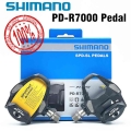 Original SHIMANO PD R7000 Pedals Road Bike Clipless Pedals with SPD 105 PD R7000 Cleats Pedal SM SH11 box|bike clipless pedals|c