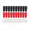 10 Pairs 30a Amp 600v Power Marine Connector Pole Red Black For Anderson Powerpole - Motorcycle Ignition - Ebikpro.com