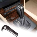 Car Carbon Fiber Gear Shift Knob Cover for BMW E60 E84, Center Console Gear Shifter|Gears| - ebikpro.com