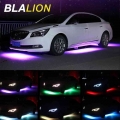 Car LED Underglow Lights Chassis Light Flexible Strip Lights 8 Color Music RGB Decorative Bottom Decoration Atmosphere Lamp 12V|