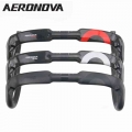 Aeronova Bike Ud Carbon Road Handlebar Bicycle Internal Winding Handlebars 31.8mm Red/black/silver Carbon Handlebars - Bicycle H