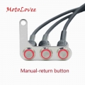 Motolovee Motorcycle Switch Handlebar Adjustable Mount Waterproof Switches ON OFF Buttons For Headlight Horn Turn Signle LED|Mot