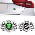 Car Styling Emblem Sticker for MG MORGAN MOTORS Logo TF ZR ZS ES HS MG 3 5 6 7 Morris 3 GS Alloy Luminous Auto Badge Decoration