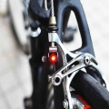 MTB Mini V Brake Bike Light Tail Rear Bicycle Light Cycling LED Light High Brightness Waterproof Lamp Cycling Accessories|Bicycl