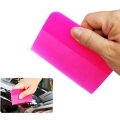 Soft Rubber Pink Scraper Car Window Squeegee Tint Glass Water Wiper Vinyl Wrap Blade Transparent Film Automotive Filming Tools -