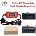 Quality 12V to 24V Heavy Duty Truck Diesel Adapter Cable for X431 for Launch Truck Converter|Car Diagnostic Cables & Connect