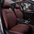 Universal Auto Seat Covers For Cars Pu Leather Faux Leather Car Seat Cover Set Fit For Most Suv Chair Seats Car Accessories - Au