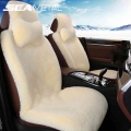 Winter Warm Plush Car Seat Cover Exquisite Vehicle Seat Cushion Soft Seat Cushion Washable Universal for Most Car Truck SUV Van|