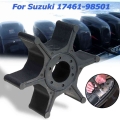 Outboard Engines Replacement 17461-98501 Water Pump Impeller For Suzuki 2-8hp Diameter 41mm Black Rubber 6 Blades Accessories -