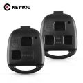 Keyyou Remote Car Key Shell For Toyota Corolla Land Cruiser Yaris Camry Rav4 For Lexus Rx300 Es300 2/3 Buttons Fob Key Case Logo