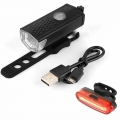 USB Rechargeable Bicycle Headlight 120lm Bike Tail Light Mtb Front Rear Light Cycling Lantern Lamp Bike Accessories Spare Parts|