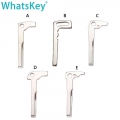 Whatskey Replacement Smart Key Blade Blank Uncut Insert For Mercedes For Benz C E S Class W203 W204 W211 W212 Auto Accessories -