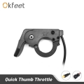 Okfeet Quick Throttle Electric Scooter Bike Thumb Throttle Accelerator For Ebike Bicycle Conversion Kit - Electric Bicycle Acces