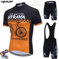 STRAVA New Cycling Clothing Men Cycling Set Bike Clothes Breathable Anti UV Bicycle Wear Short Sleeve Cycling Jersey Set For Man