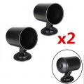 2PCS 52mm Universall Gauge Swivel Pod Mount Holder Plastic Heavy For Car Truck Motorcycle Instrument Black Replacement|duty|