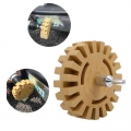 Rubber Eraser Wheel For Remove Car Glue Adhesive Sticker Auto Repair Paint Tool Pneumatic Degumming Disc|Polishing & Grindin