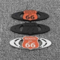 Car Styling 3D Metal Emblem US Route 66 Body Badge Sticker Grill Decal Auto Accessory for Cadillac SRX CTS CT5 CT6 SLS ATS XT4 5