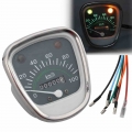 Retro Speedometer Gauge Odometer w/ Indicator Light 100KM/H For Honda Passport C50 C70 C90 C70K1 D3 C70MK3 C90 Deluxe 50 C50|In