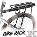 Bike Rack Aluminum Alloy 50KG Luggage Rear Carrier Trunk for Bicycles MTB Bike Rear Shelf Cycling Bicycle Racks|Bicycle Rack|