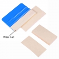 EHDIS 10cm Wool Felt for Vinyl Sheet Decal Tinting Scraper Carbon Foil Wrapping Squeegee Adhesive Edge Protector Automotive Tool