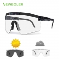 Newboler 2022 Photochromic Cycling Glasses Bike Brand New Sports Sunglasses Men‘s Women Mtb Bike Eyewear Cycling Glasses - Cycli