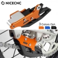 NICECNC Chain Guide Guard Protection For KTM 125 200 250 300 350 400 500 EXC EXCF SX SXF XC XCF XCW XCFW TPI Six Days 2008 2022|
