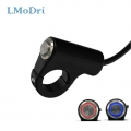 LMoDri Motorcycle Switches ATV Scooter 22mm Handlebar Headlamp Hazard Fog Light Switch ON OFF Aluminum With LED DIY Replacement|