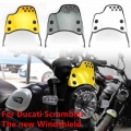Motorcycle Windshield Wind Shield Protection Flyscreen For Ducati Scrambler 2015 2016 2017 2018 2019 2020 2021|Windscreens &