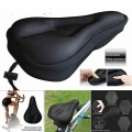 3D Soft Thickened Bicycle Seat Breathable Bicycle Saddle Seat Cover Comfortable Foam Seat Mountain Bike Cycling Pad Cushion Cove