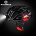 ROCKBROS Bicycle Helmet Cycling Helmet Ultralight Electric Bike Helmet Mountain Road Bicycle Helmet With Headlight Warning Light