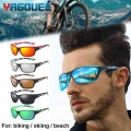 New Mens Polarized For Men Outdoor Sports Windproof Sand Goggle Sun Glasses Uv Protection Sport Sunglasses Bicycles Sunglass - C