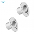 2PC Boat Accessories Boat Floor Deck Drain Marine Grade Compact for Ship Yacht Deck Drainage 316 Stainless Steel Marine Hardware