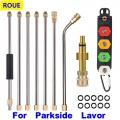 ROUE Pressure Washer Extension Wand Set spear For Parkside adapter/Lavor Car Washer nozzles House Cleaning Quick Connect Tools|